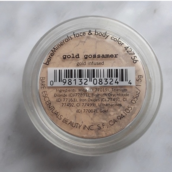 Bare Minerals i.d. Gold Gossamer Powder 1.5g - Picture 1 of 4